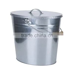 Galvanized Coal Scuttle thumbnail-1