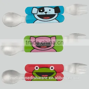 Melamine Spoon And Fork,Melamine Children Dinner Set thumbnail-1