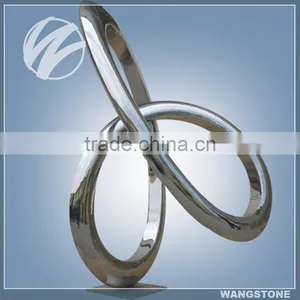 Modern Designs Decoration Items Stainless Steel Table Sculpture thumbnail-1