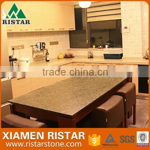 Black Granite Stone Square Dining Table Top thumbnail-2