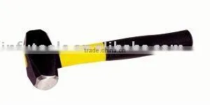 British Type Stoning Hammer With Half Plastic-Coating Handle thumbnail-1