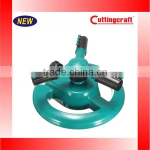 Blue and Black Color Lawn Water Sprinkler Plastic Rotating Adjustable 360 Degree Garden Irrigation thumbnail-2