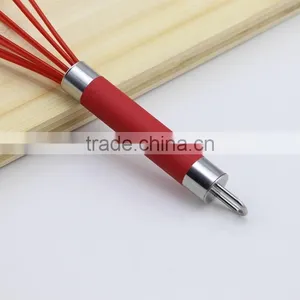 Red Silicone 5 Wire Loops Egg Beater thumbnail-3