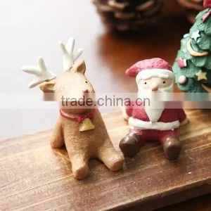 Mini CUTE Fashional Resin Decoration ,Zakka Furnishing Articles Christmas Looking up at the Sky Small Animal Resin Gifts thumbnail-3
