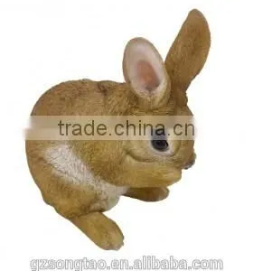 Artificial Animal Lovely Rabbit Decoration Wholesale thumbnail-4
