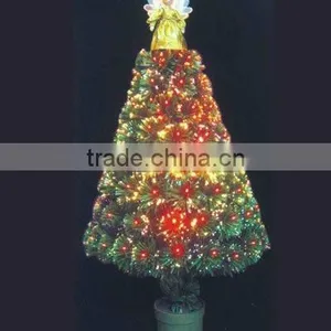 HOT!!2012 Decorative Fiber Optic Christmas Tree thumbnail-1