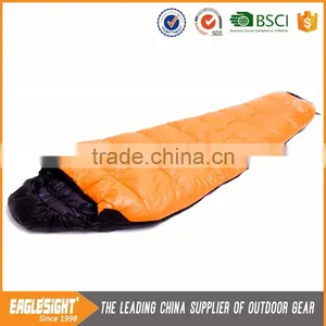 2017 Yellow Premium Quality Duck Down Sleeping Bag For Adult thumbnail-2
