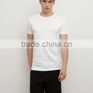100% Cotton T-Shirt Blank t Shirts Slim Fit Plain Men Tee Black T-shirt thumbnail-5