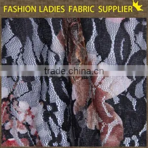 High Quality Velvet Fabric Wedding Dress Trimming Lace Fabric thumbnail-1