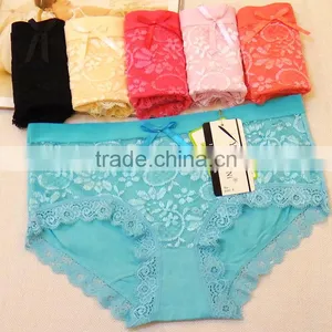 Wholesale Underwear Girls Sexy Women Wearing Slim Panties Lace Underwear thumbnail-1