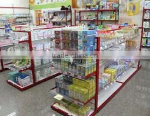 Wooden Slatwall Etagere Shelves Gondola Island Shelving Shelves thumbnail-4