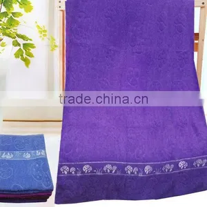 Dark Color High Quality Solid Color Cotton Bath Towels thumbnail-1