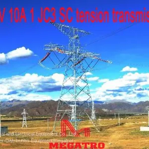 MEGATRO 1000kV 10A1 JC3 SC Tension Transmission Tower thumbnail-4