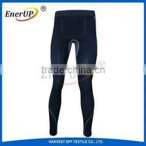 Black Thermal Seamless Underwear for Men thumbnail-6