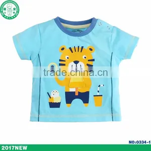 High Quality Summer Custom Printing Baby Boy Clothes t Shirt thumbnail-1
