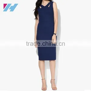 Summer Fashion Apparel Wholesale Elegant Work Business Casual Party Bodycon Pencil Dress thumbnail-1