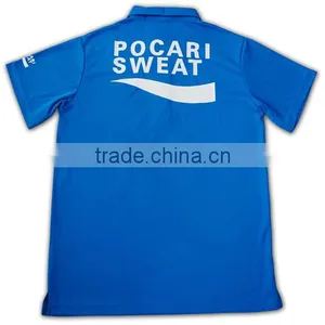 Polo Shirt is Dry Fit Action and Custom Printing T-shirt Blue Color Choose thumbnail-5