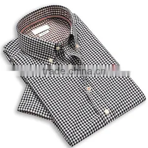 Top 5 Brand t Shirt for Men Plaid Fabric Men T-shirts Embroidery Designs thumbnail-3