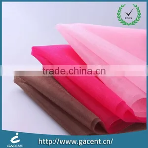 Elegant Transparent Pure Nylon Mesh Lining Fabric for Bridal Dress thumbnail-4
