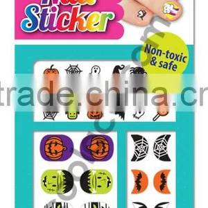 Kid Color 3D Nail Sticker Halloween Water Transfer Nail Art Stickers thumbnail-1