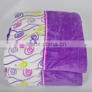 QUEEN SIZE Printed Flannel Fleece Bedding Sheet Set for China Manufacturer thumbnail-1