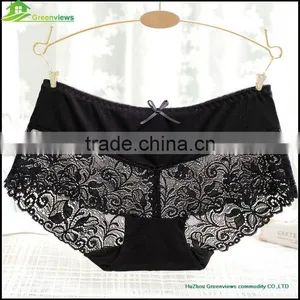Fashion Sexy Transparent Ladies Underwear Panties Women Lace Underwear Wholesale thumbnail-1