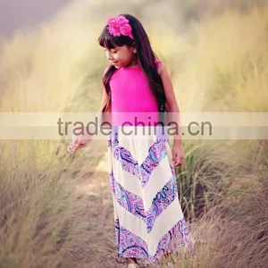 Mommy and Kids Clothing Sets White and Purple Long Dresses thumbnail-3
