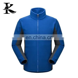Men's 100%polyester Cardigan Polar Fleece Jacket thumbnail-5