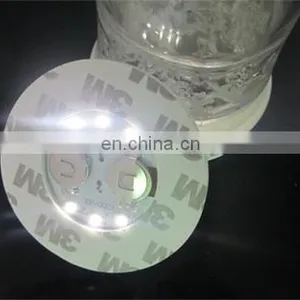 60*3mm Good Qualiy Led Bottle Mats Led Bottle Sticker Coaster thumbnail-1
