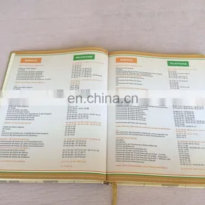 Well Design Cheap Custom High Quality Hardcover Note Book Perfect Binding Hardcover Book With Ribbon thumbnail-3