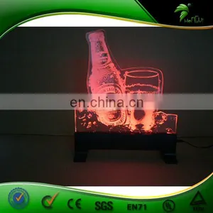 Attractive Advertising LED Acrylic Light Stand/Crystal Light Stand thumbnail-1