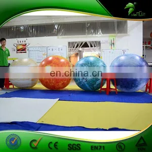 Attractive Lighting Inflatable Nine Planets / Inflatable LED Planet Balloons For Hanging thumbnail-4