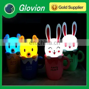 Hot Sale USB Rechargeable Cup Cartoon Table Lamp Usb Charger Table Lamp Children Table Lamps thumbnail-1