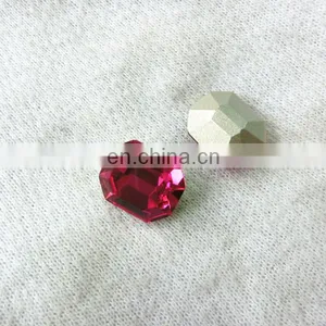 Nice Color Fuchsia Crystal Oval Fancy Loose Stone Beads thumbnail-5