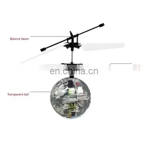 Dropshipping Mini Fun Kids Toy Suspended Crystal Ball Sensing Aircraft Hand Induction Flying Aircraft thumbnail-3