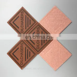 Custom Fake Labels Faux Leather Labels thumbnail-1