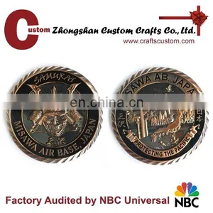 Professional Coin Making Die Casting Custom Zinc Alloy Coin for Sale/challenge Coin/metal Coin thumbnail-1