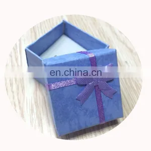Light Purple Ring Box Earrings Gift Box in Stock thumbnail-3