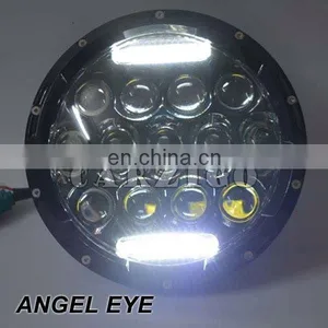 CZG-775 Motorcycle Car Accessories 7" LED Conversion Kit Dot Approval 12/24v7 Inch Round 75w Led Headlight for Jeep Wrangler 4x4 thumbnail-5