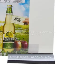 Acrylic Sign Customized Acrylic Menu Holder,acrylic Menu Cover thumbnail-3