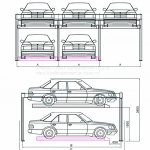 Psh Automatic 2 Floor Puzzle Car Parking System Parking Lift Ce thumbnail-2