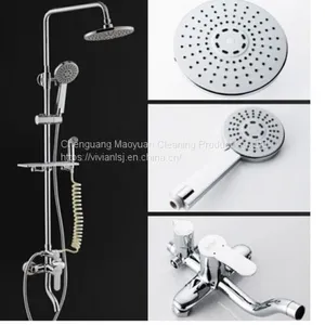 Chrome Shower Nozzle 304stainlee Steel Shower Water Mixer thumbnail-1