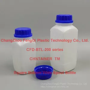 Wide Mouth Square Bottles With Tamper-Evident Screw Caps thumbnail-1
