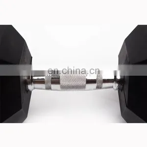 Factory Direct Sales Cheap Dumbbell Sets For Sale Gym Dumbbells Set Hex Rubber Dumbbells thumbnail-2