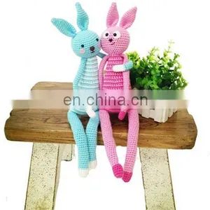 Happy Bunny 100% Cotton Yarn Crochet Kit for DIY thumbnail-1
