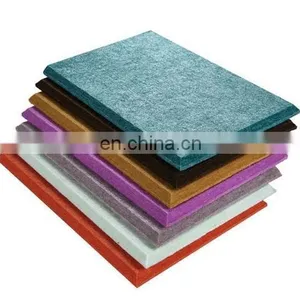 High Density Dust-proof Polyester Acoustic Panel Felt Sound Absorbing Ceiling thumbnail-5