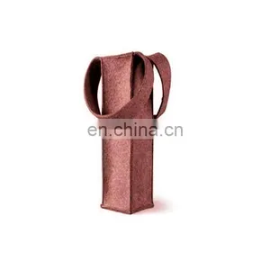 Red Wine Bottle Felt Wine Bag for Single 1 Bottle thumbnail-3