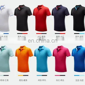 Custom Printing Women Man Polo T Shirt For Sale thumbnail-1