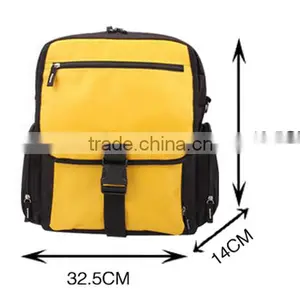 Yellow Microfiber New Design Baby Bags With Changing Mat thumbnail-2