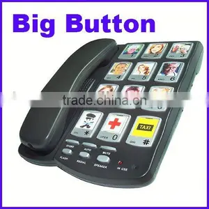 Single Line Telephone With Big Button for Old People thumbnail-1